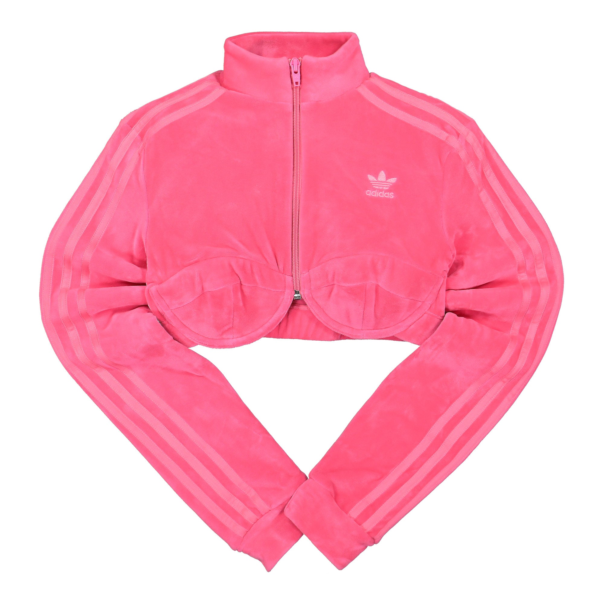 Pink adidas store track jacket